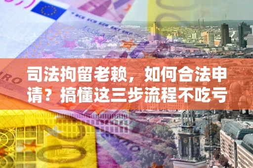 武汉司法拘留老赖，如何合法申请？搞懂这三步流程不吃亏！