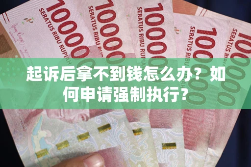 武汉起诉后拿不到钱怎么办？如何申请强制执行？