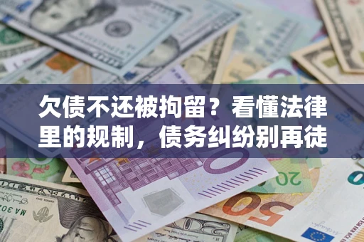 武汉欠债不还被拘留？看懂法律里的规制，债务纠纷别再徒劳奔波