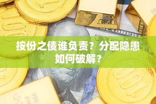 武汉按份之债谁负责？分配隐患如何破解？