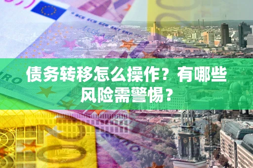 武汉债务转移怎么操作？有哪些风险需警惕？