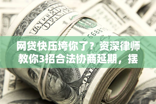 武汉网贷快压垮你了？资深律师教你3招合法协商延期，摆脱暴力催收！