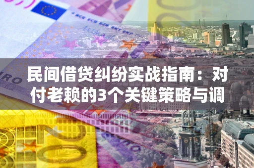 武汉民间借贷纠纷实战指南：对付老赖的3个关键策略与调解盲区解析
