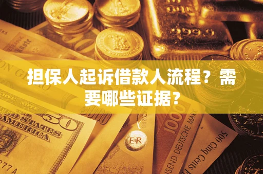 武汉担保人起诉借款人流程？需要哪些证据？