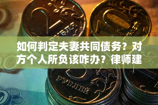 武汉如何判定夫妻共同债务？对方个人所负该咋办？律师建议
