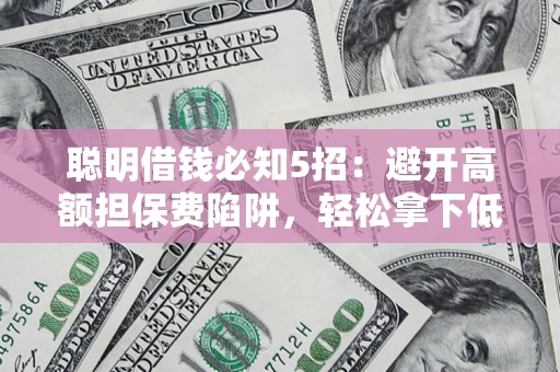 武汉聪明借钱必知5招：避开高额担保费陷阱，轻松拿下低息贷款