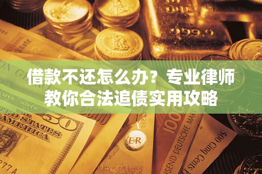 武汉借款不还怎么办？专业律师教你合法追债实用攻略