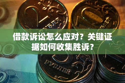 武汉借款诉讼怎么应对？关键证据如何收集胜诉？